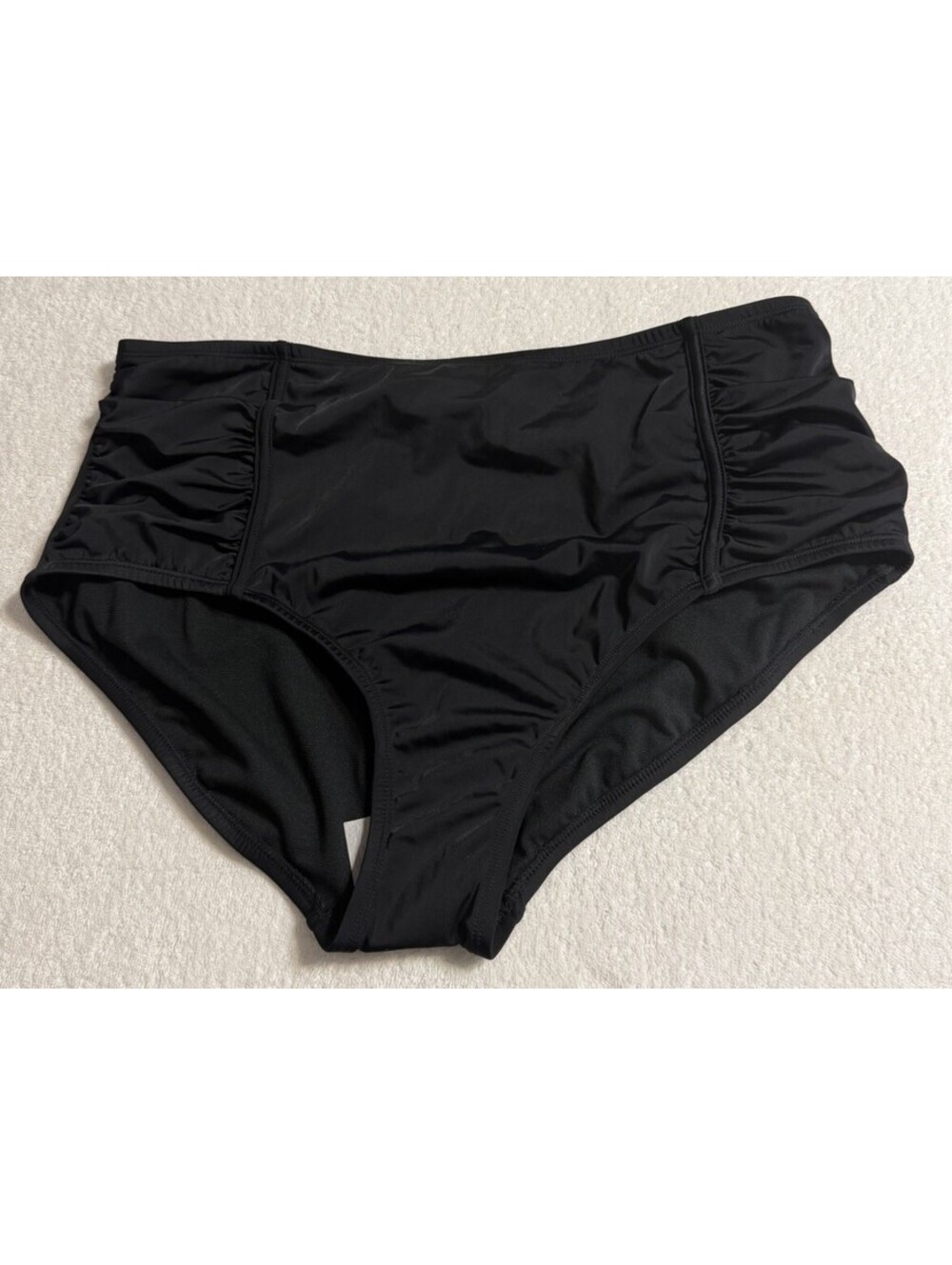 Evri Black Mid rise Bikini Bottom New Size 1X